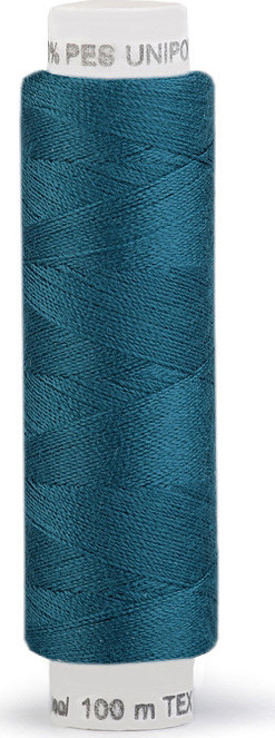 Polyesterové nitě Unipoly návin 100 m Varianta: 568 modrozelená tm, Balení: 10 ks
