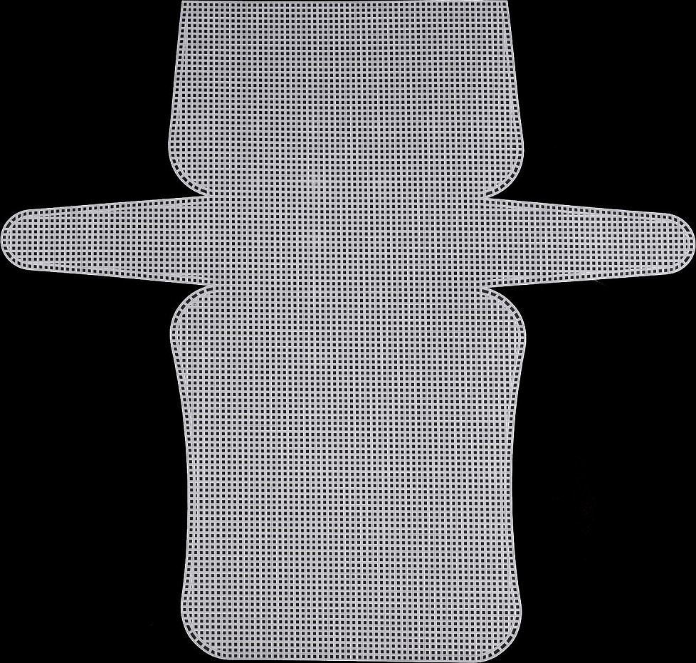 Plastová kanava / mřížka na kabelku Varianta: 1 bílá, Balení: 1 ks