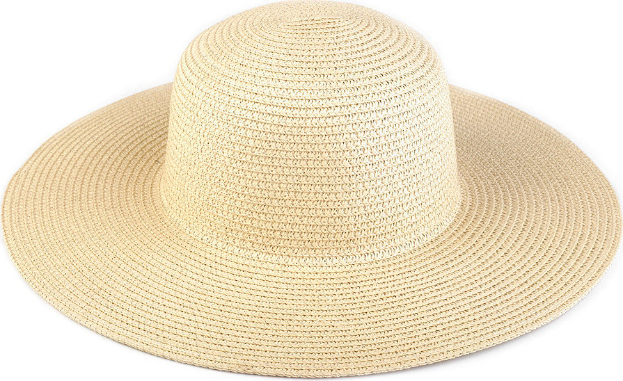 Dámský letní klobouk / slamák k dozdobení Varianta: 4 černá, Balení: 1 ks