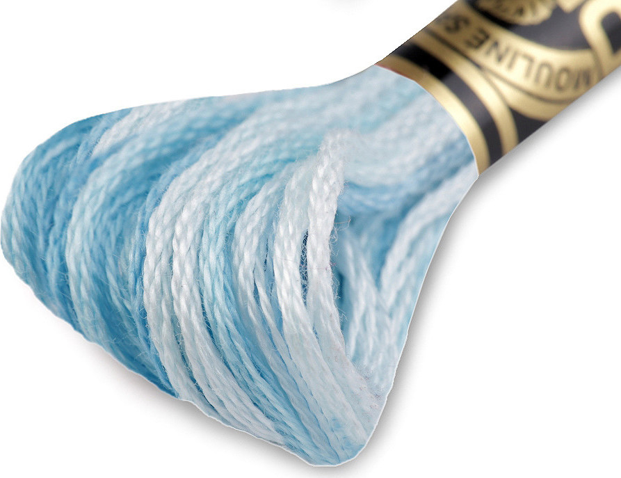 Vyšívací příze DMC Mouliné Spécial Cotton Varianta: 67 Ballad Blue melír, Balení: 1 ks
