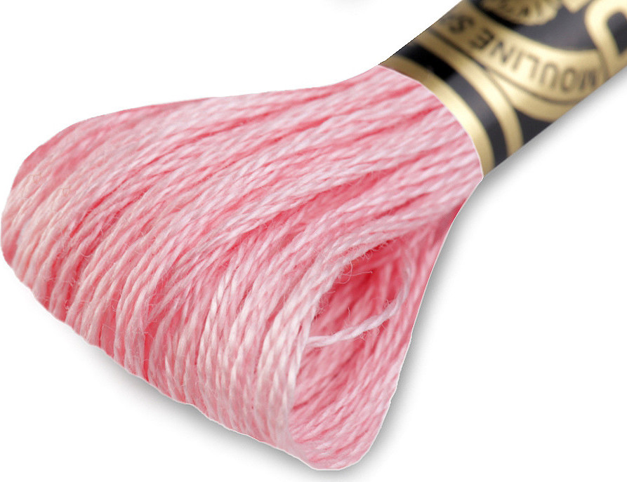Vyšívací příze DMC Mouliné Spécial Cotton Varianta: 151 Candy Pink, Balení: 1 ks