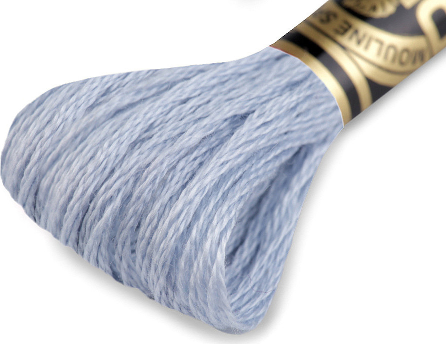 Vyšívací příze DMC Mouliné Spécial Cotton Varianta: 159 light modrá ledová, Balení: 1 ks