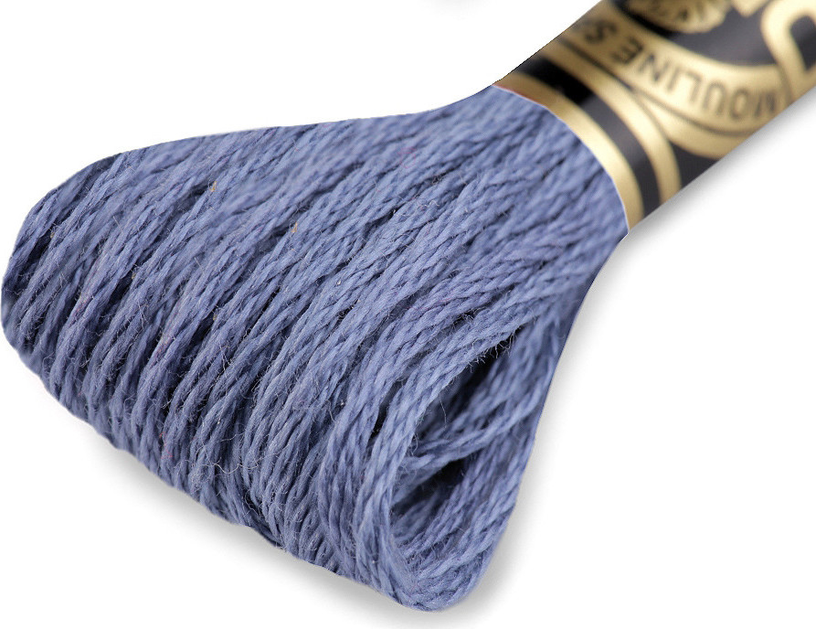 Vyšívací příze DMC Mouliné Spécial Cotton Varianta: 161 modrá popelavá, Balení: 1 ks