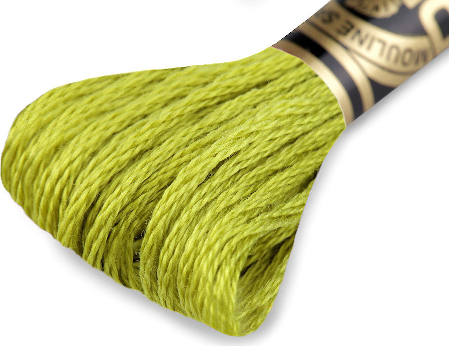 Vyšívací příze DMC Mouliné Spécial Cotton Varianta: 166 zelená sv., Balení: 1 ks