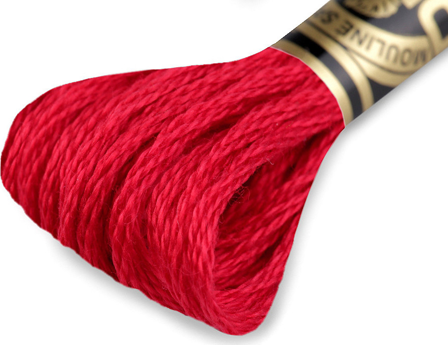 Vyšívací příze DMC Mouliné Spécial Cotton Varianta: 321 červená jahoda, Balení: 1 ks