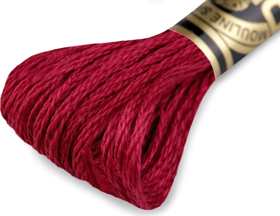 Vyšívací příze DMC Mouliné Spécial Cotton Varianta: 498 červená třešňová, Balení: 1 ks