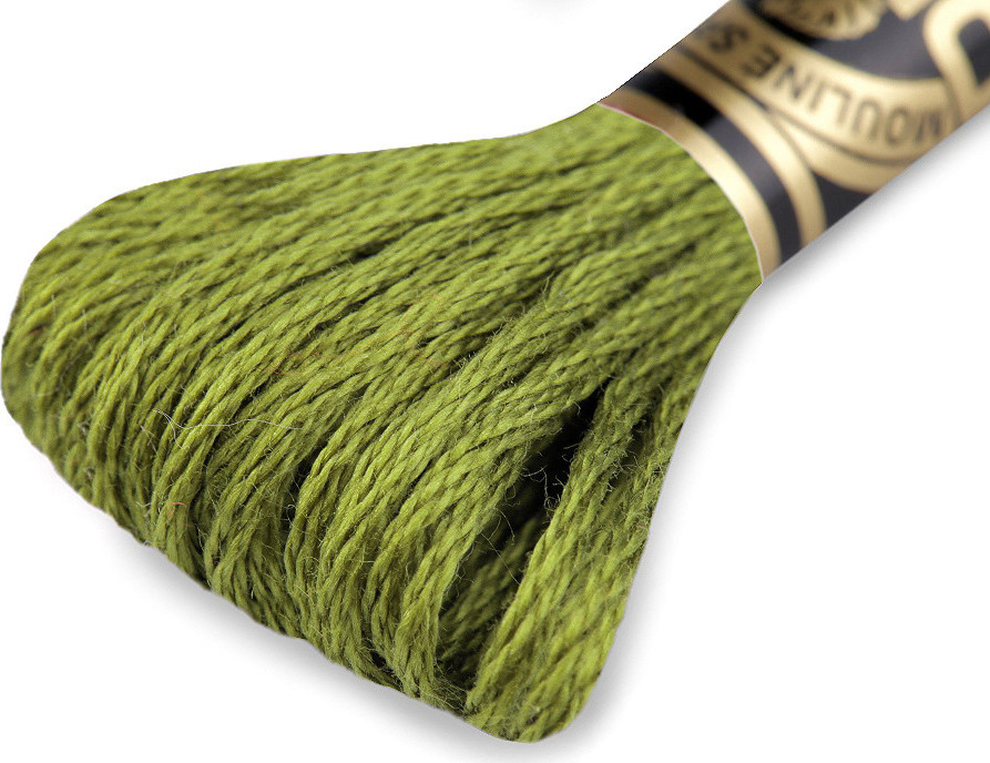 Vyšívací příze DMC Mouliné Spécial Cotton Varianta: 580 zelená trávová, Balení: 1 ks
