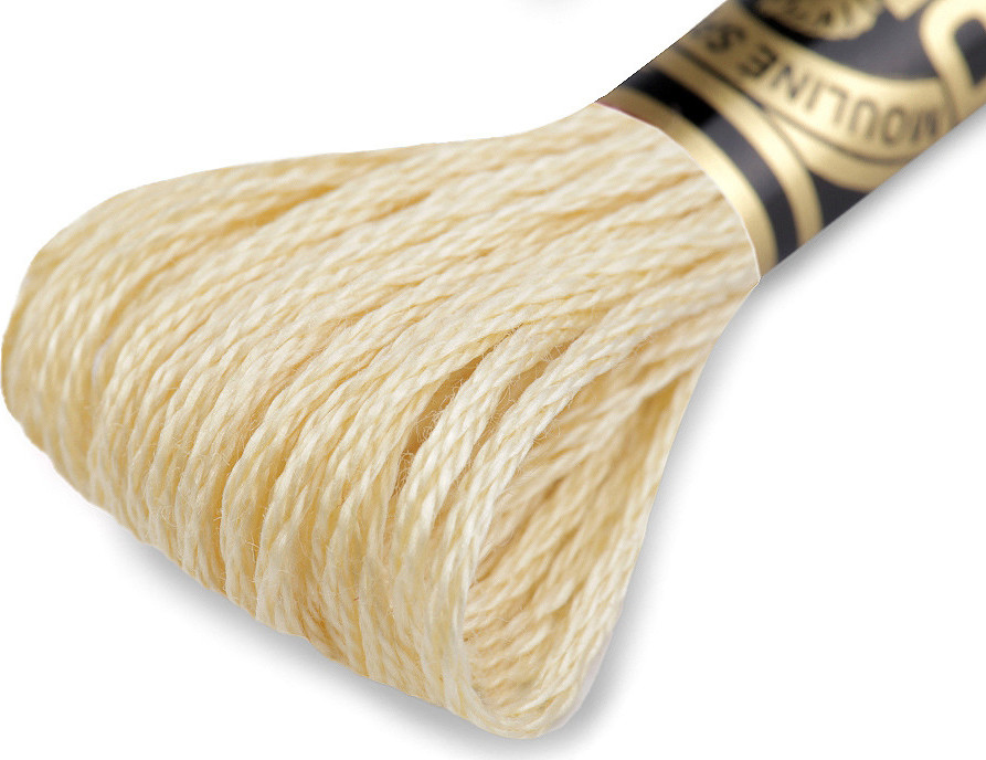Vyšívací příze DMC Mouliné Spécial Cotton Varianta: 677 Pastel Yellow, Balení: 1 ks