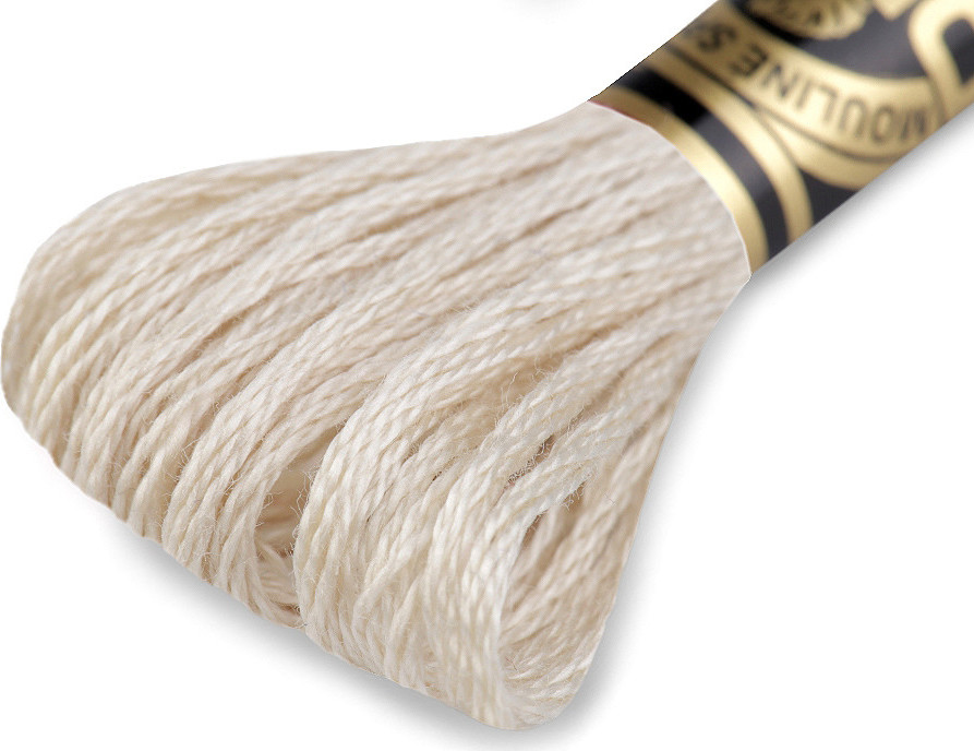 Vyšívací příze DMC Mouliné Spécial Cotton Varianta: 822 béžová světlá, Balení: 1 ks