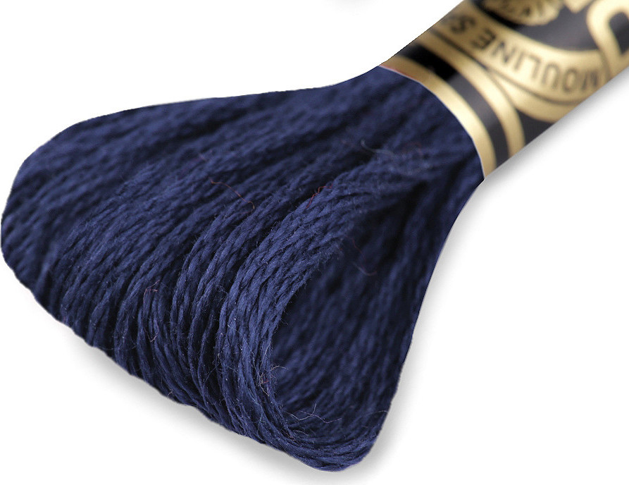 Vyšívací příze DMC Mouliné Spécial Cotton Varianta: 823 blu, Balení: 1 ks