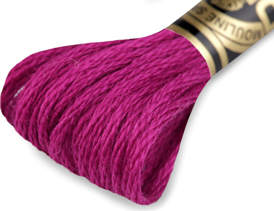 Vyšívací příze DMC Mouliné Spécial Cotton Varianta: 915 fuchsia, Balení: 1 ks