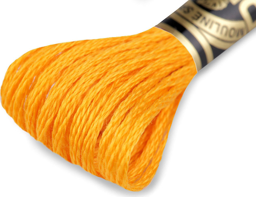Vyšívací příze DMC Mouliné Spécial Cotton Varianta: 972 oranžovožlutá, Balení: 1 ks