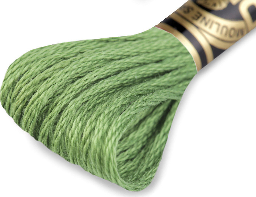 Vyšívací příze DMC Mouliné Spécial Cotton Varianta: 988 Fluorite Green, Balení: 1 ks