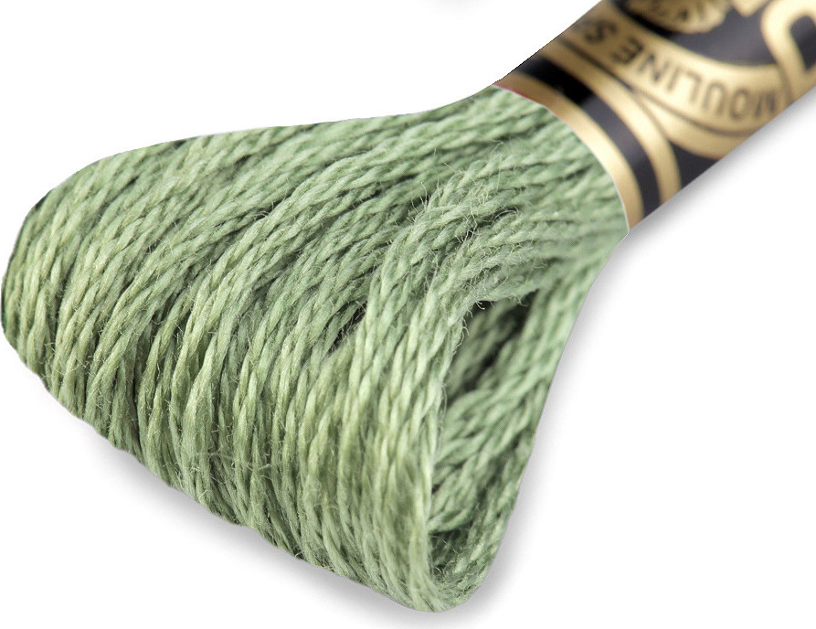 Vyšívací příze DMC Mouliné Spécial Cotton Varianta: 3364 Light Spinach Green, Balení: 1 ks