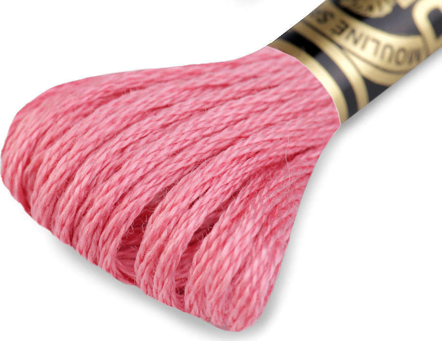 Vyšívací příze DMC Mouliné Spécial Cotton Varianta: 3733 růžová jednobarevná, Balení: 1 ks