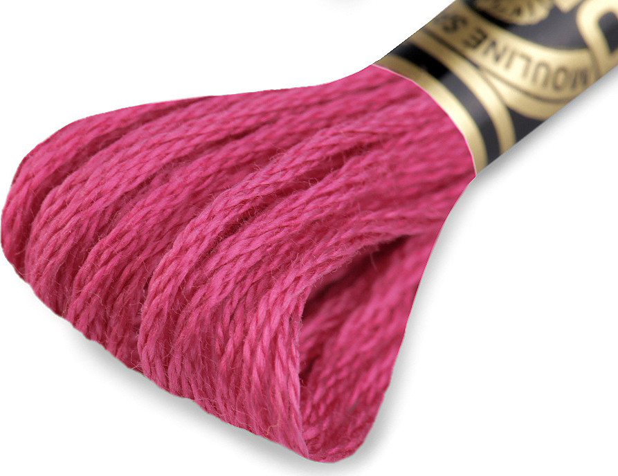 Vyšívací příze DMC Mouliné Spécial Cotton Varianta: 3804 růžová sytá tmavá, Balení: 1 ks