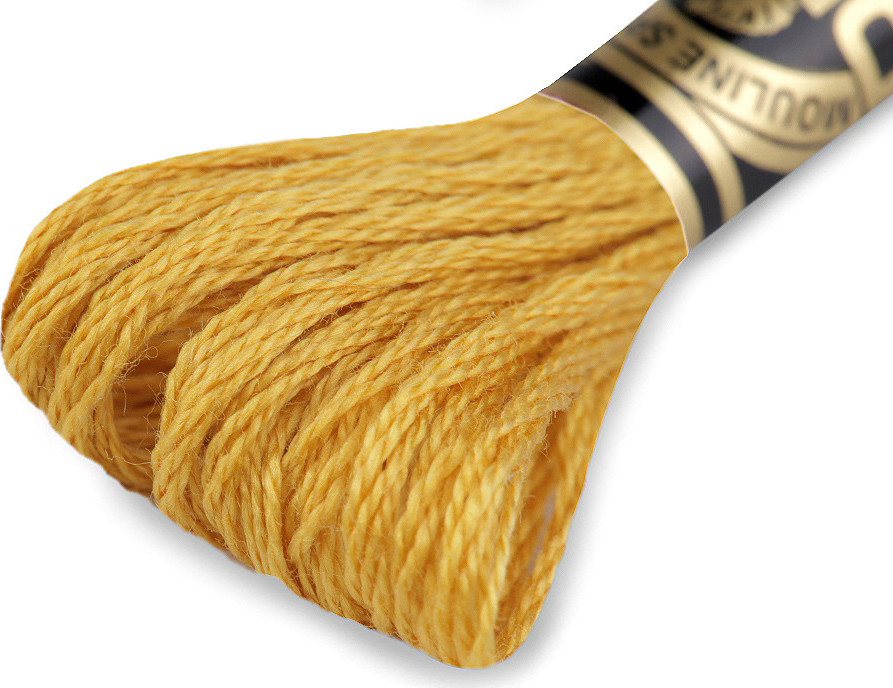Vyšívací příze DMC Mouliné Spécial Cotton Varianta: 3820 žlutobéžová tm, Balení: 1 ks