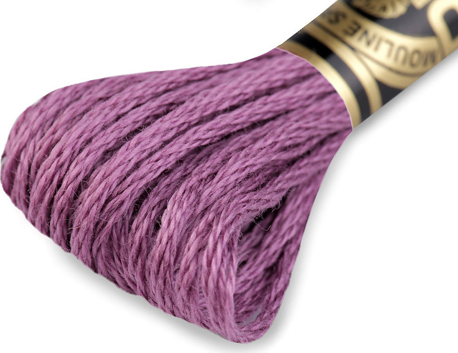 Vyšívací příze DMC Mouliné Spécial Cotton Varianta: 3835 fialová sv., Balení: 1 ks