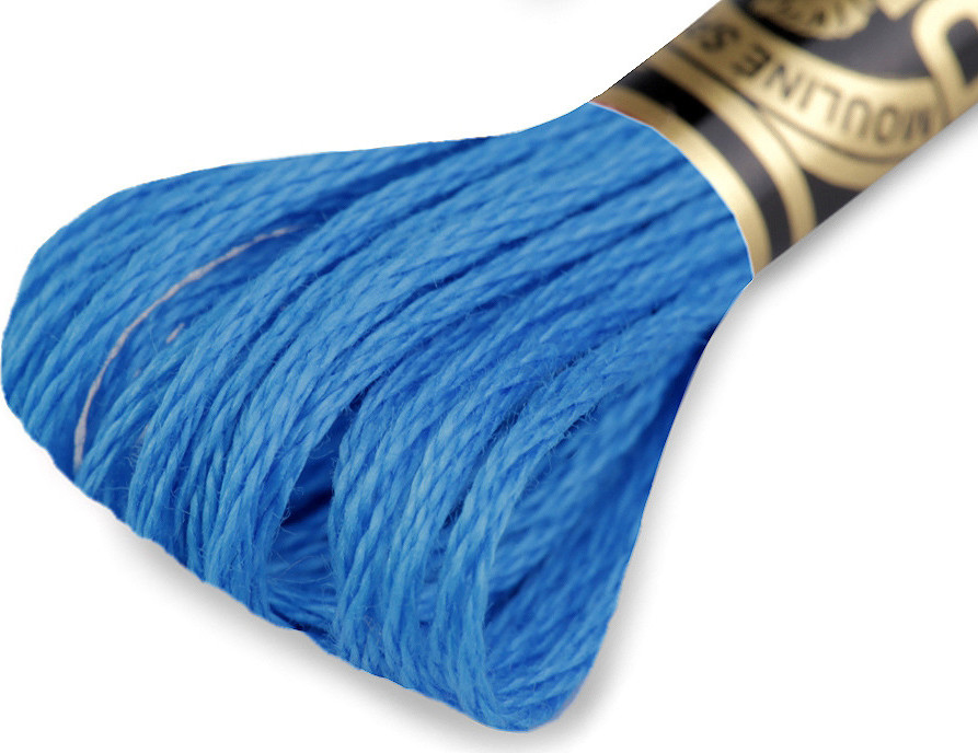 Vyšívací příze DMC Mouliné Spécial Cotton Varianta: 3843 cobalto, Balení: 1 ks