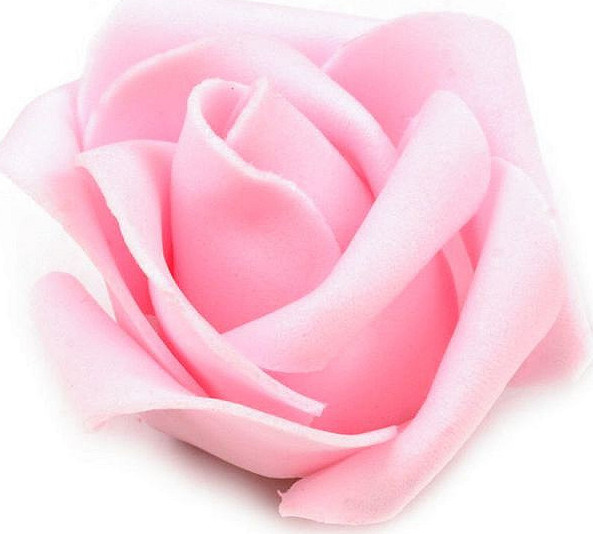 Dekorační pěnová růže Ø4,5 cm Varianta: 3 růžová sv., Balení: 10 ks