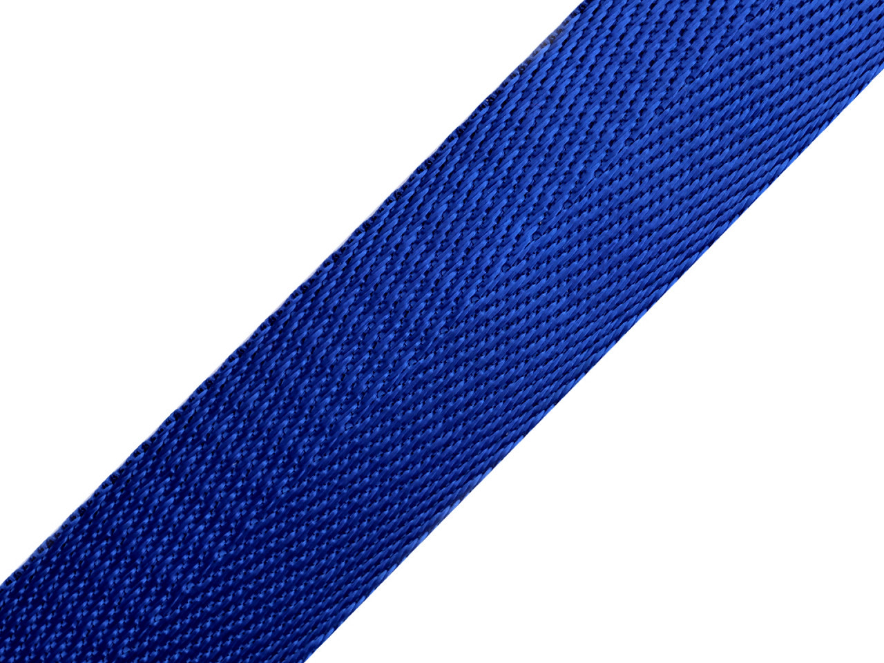 Hladký oboustranný popruh s leskem šíře 25 mm Varianta: 11 (19) modrá safírová, Balení: 1 m
