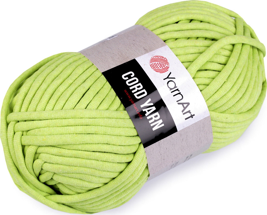 Pletací příze Cord Yarn 250 g Varianta: 6 (755) zelená sv., Balení: 1 ks