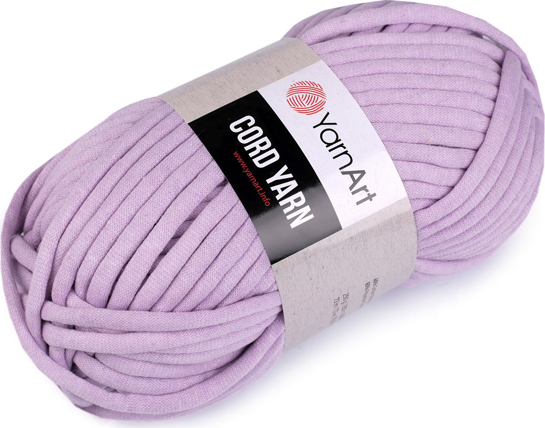 Pletací příze Cord Yarn 250 g Varianta: 4 (765) fialová lila, Balení: 1 ks