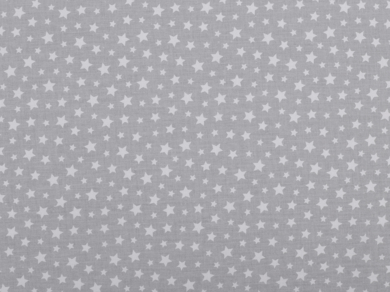 Bavlněná látka / plátno hvězdy Varianta: 2 (361) šedá, Balení: 1 m
