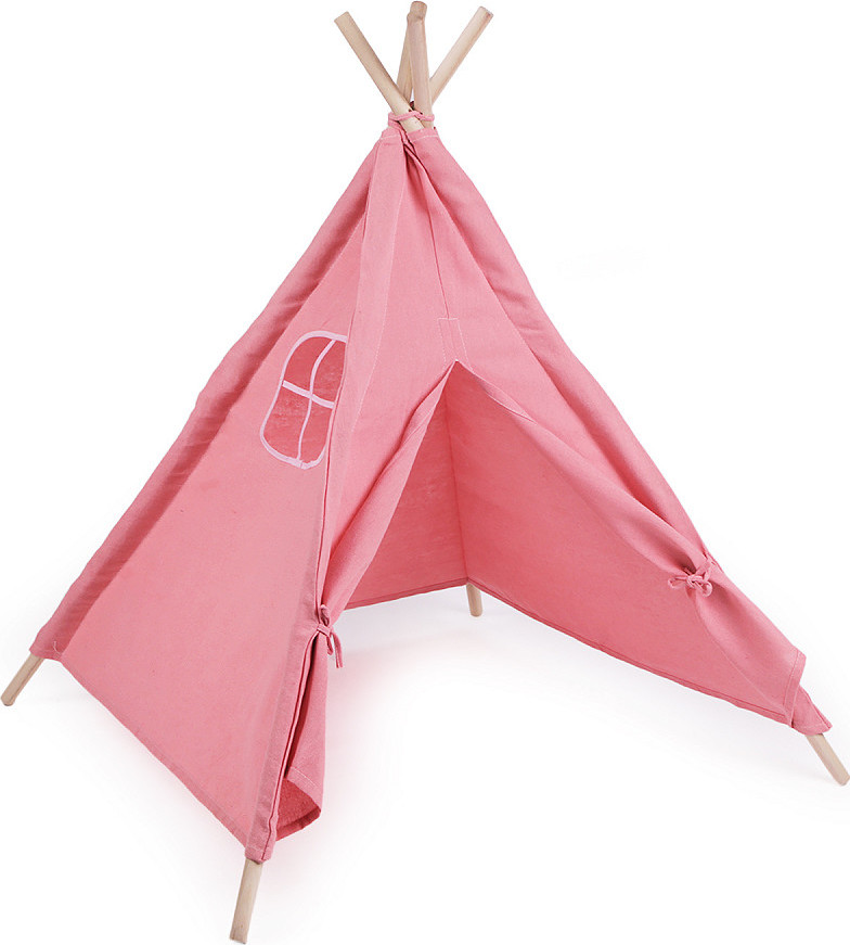 Stan dětský Teepee 80x80x95 cm Varianta: 3 růžová střední, Balení: 1 ks