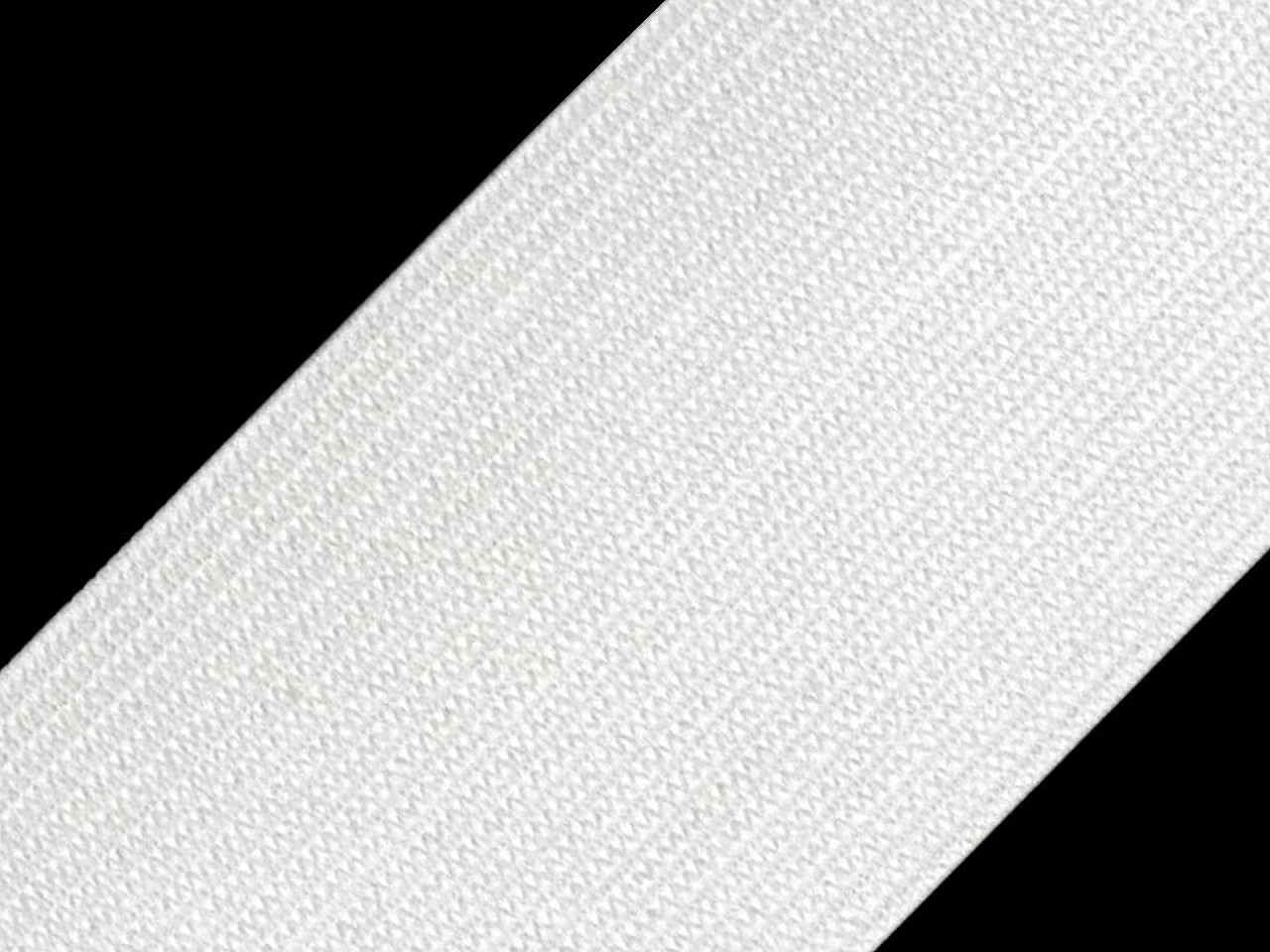 Pruženka hladká šíře 10 cm tkaná Varianta: 2 bílá, Balení: 1 m