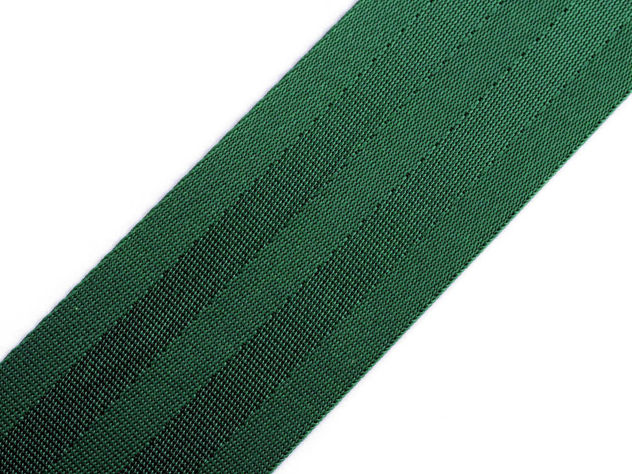 Hladký oboustranný popruh s leskem šíře 50 mm Varianta: 5 zelená, Balení: 1 m
