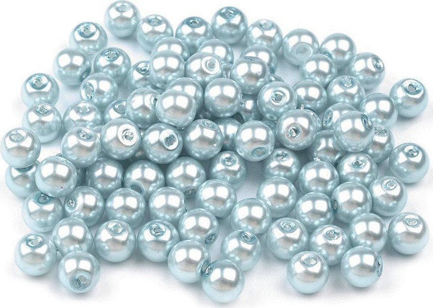 Skleněné voskové perly Ø6 mm Varianta: 02B krémová nejsvět., Balení: 50 g