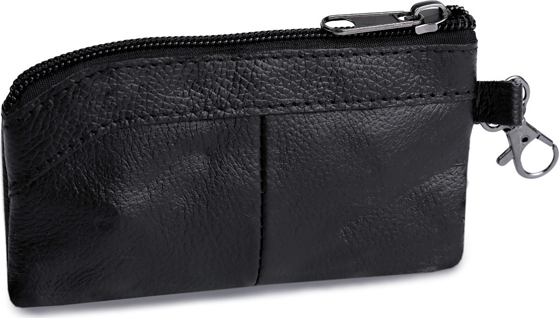 Klíčenka / peněženka malá, kožená 7x13 cm Varianta: 4 černá, Balení: 1 ks