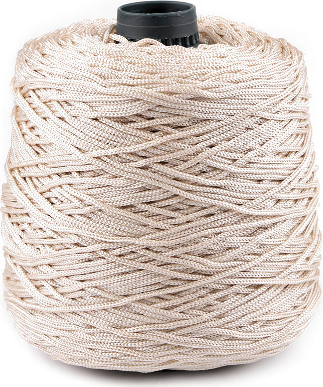 Pletací příze Thay, macrame 500 g Varianta: 1 (2) režná světlá, Balení: 1 ks