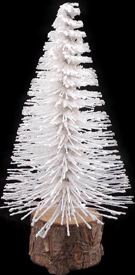 Dekorace vánoční stromeček Varianta: 1 bílá, Balení: 1 ks