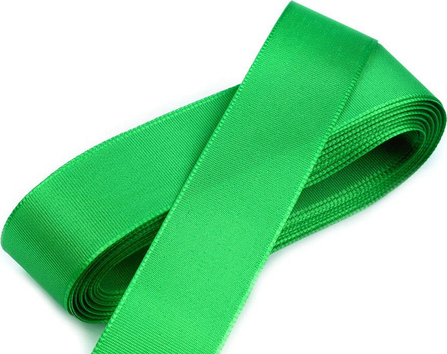 Stuha taftová šíře 25 mm Varianta: 309 zelená irská, Balení: 10 m
