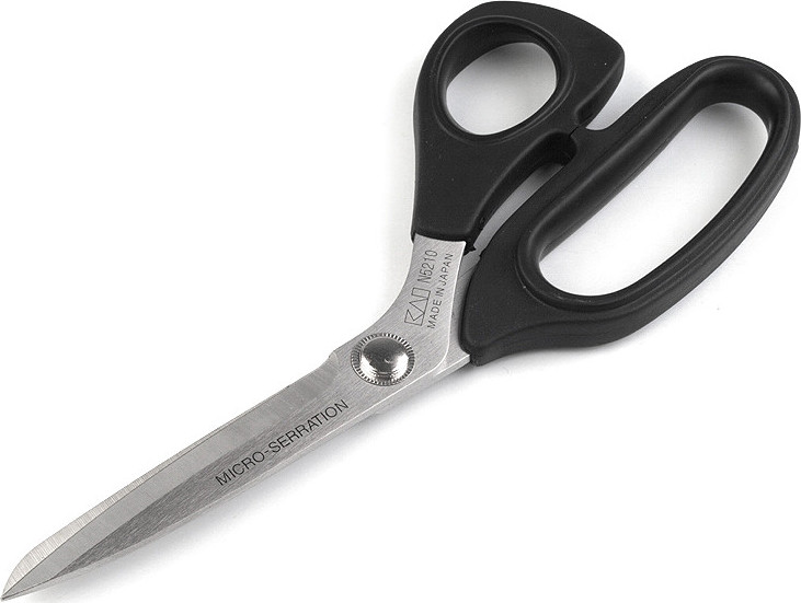 Krejčovské nůžky KAI délka 21 cm Varianta: černá, Balení: 1 ks