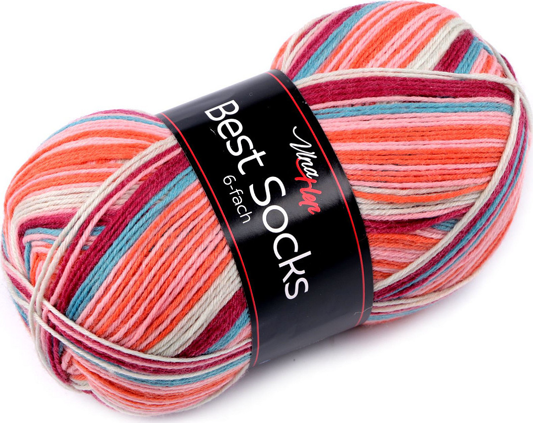 Pletací příze Best socks 150 g Varianta: 4 (7367) modrošedá, Balení: 1 ks