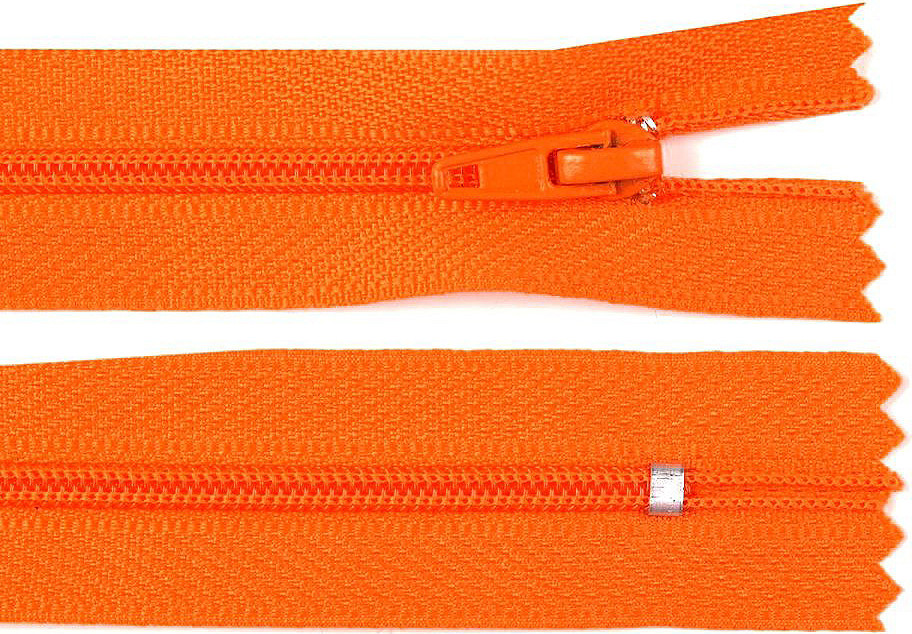 Spirálový zip šíře 3 mm délka 25 cm pinlock Varianta: 158 oranžová, Balení: 1 ks