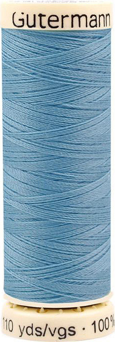 Polyesterové nitě návin 100 m Gütermann univerzální Varianta: 196 Baby Blue, Balení: 1 ks