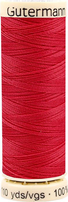 Polyesterové nitě návin 100 m Gütermann univerzální Varianta: 382 Poppy Red, Balení: 1 ks