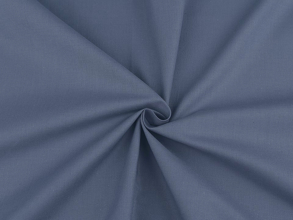 Bavlněná látka / plátno jednobarevná Varianta: 15 (31) modrá jeans, Balení: 1 m