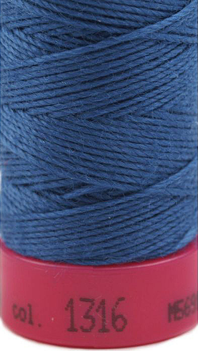 Polyesterové nitě Aspo 30 / riflové návin 30 m Varianta: 1316 Blue Sapphire, Balení: 5 ks