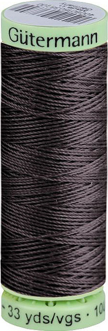 Polyesterové nitě Gütermann Jeans návin 30 m Varianta: 036 šedočerná tm., Balení: 1 ks