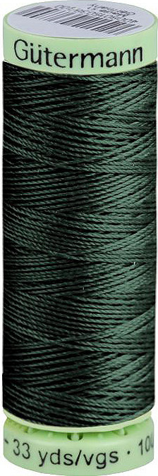Polyesterové nitě Gütermann Jeans návin 30 m Varianta: 472 zelená tmavá, Balení: 1 ks