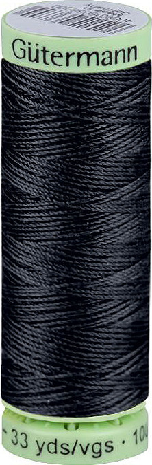 Polyesterové nitě Gütermann Jeans návin 30 m Varianta: 665 modrošedá tm., Balení: 1 ks