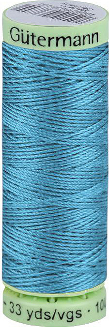 Polyesterové nitě Gütermann Jeans návin 30 m Varianta: 736 modrá, Balení: 1 ks