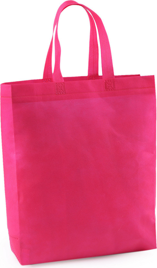 Taška z netkané textilie 30x37 cm Varianta: 2 pink, Balení: 1 ks