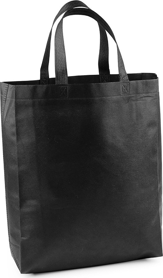 Taška z netkané textilie 30x37 cm Varianta: 3 černá, Balení: 1 ks