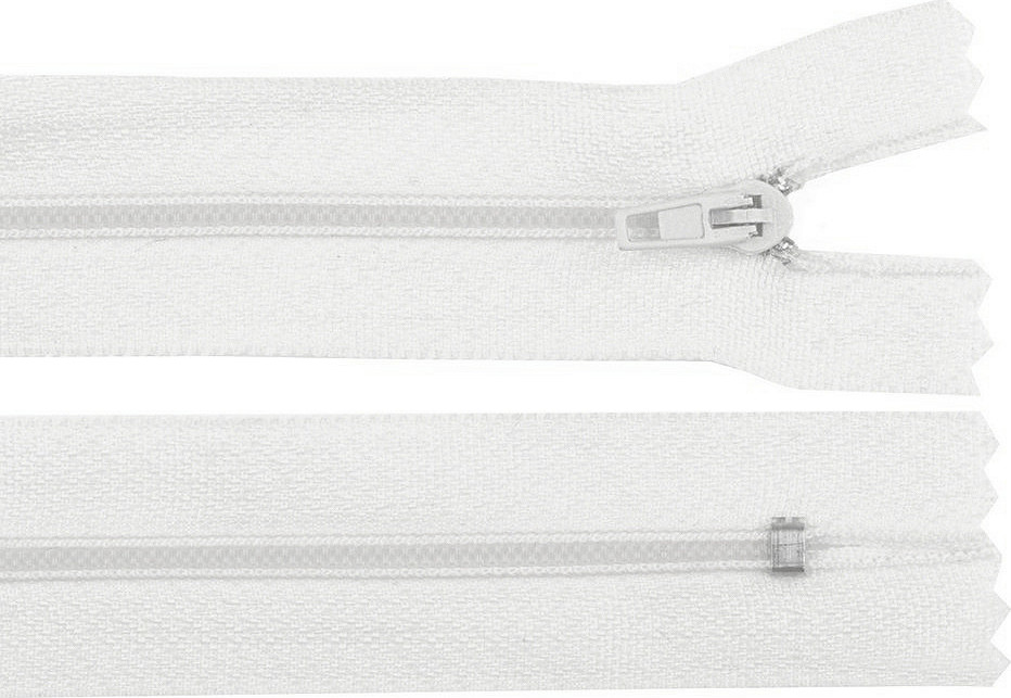 Spirálový zip šíře 3 mm délka 45 cm pinlock Varianta: 101 bílá, Balení: 1 ks